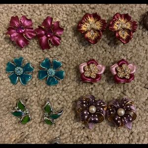 21 pair of earrings